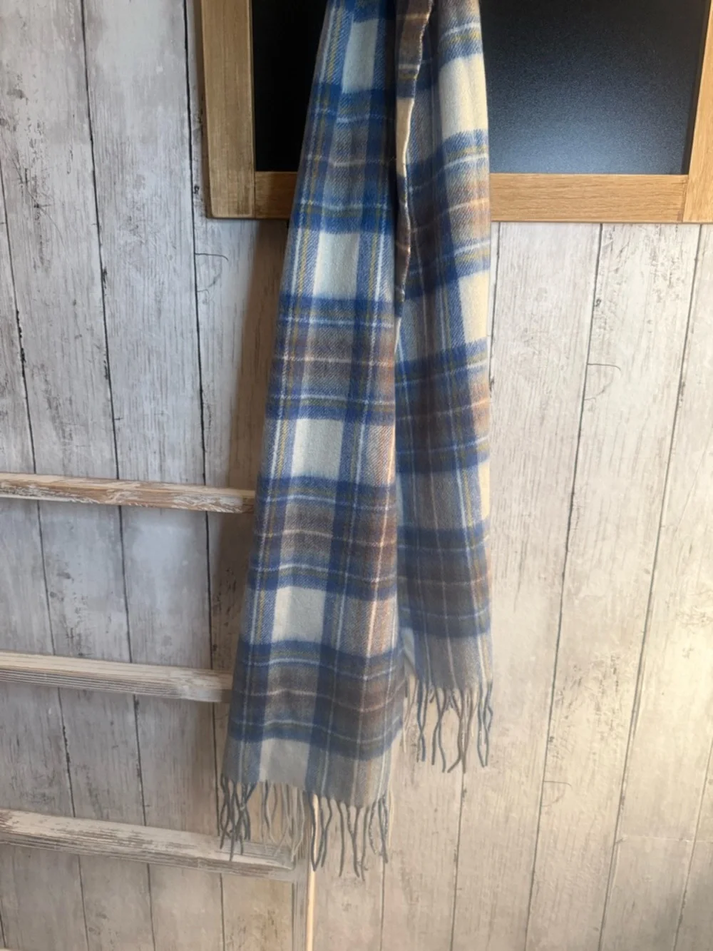 James Pringle Weavers Scotland 100% Pure Wool Scarf Plaid 12x54